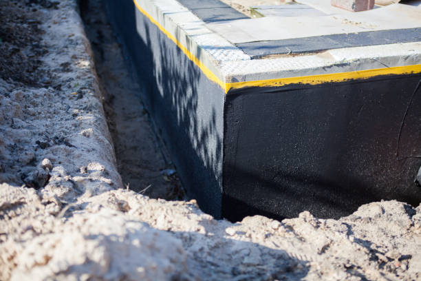 Professional Foundation Crack Repair technician working in New Troy, MI